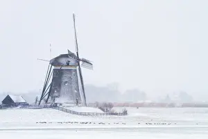 Culture Prints: Netherlands, landscape, snow, winter