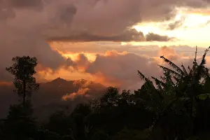Images Dated 26th February 2013: Storm clouds on Sabah, Borneo