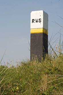 Waddenisland Prints: Strandpaal, Pole
