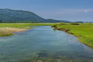 2018 Prints: A view of the Lake Cerknica, an intermittent lake in the southern part of the Cerknica Polje