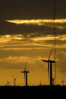Silhouette Prints: Windturbines
