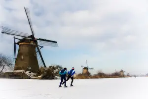 Schaatsen Prints: Winter
