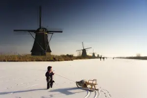 Schaatsen Prints: Winter