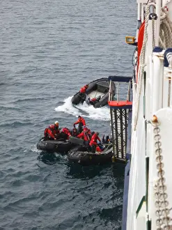 Images Dated 24th June 2014: Zodiacs, Ortelius, Spitsbergen